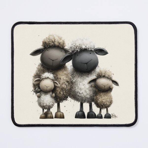 Item preview, Gorgeous Valais Sheep ' The Luvvies ’ BY SHiRLeY MacARTHuR designed and sold by Shirley MacArthur Art.