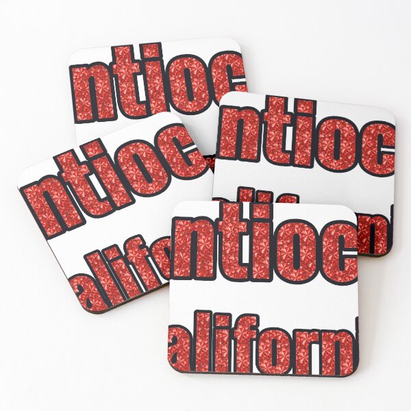 Item preview, Antioch California City Name With Red Rhinestone designed and sold by TheIconSmith.