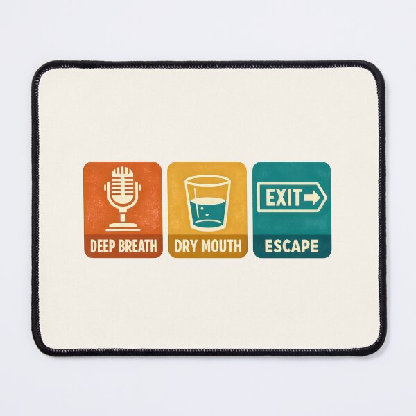 Item preview, Deep Breath Escape Public Speaking Anxiety designed and sold by SplashTastic.