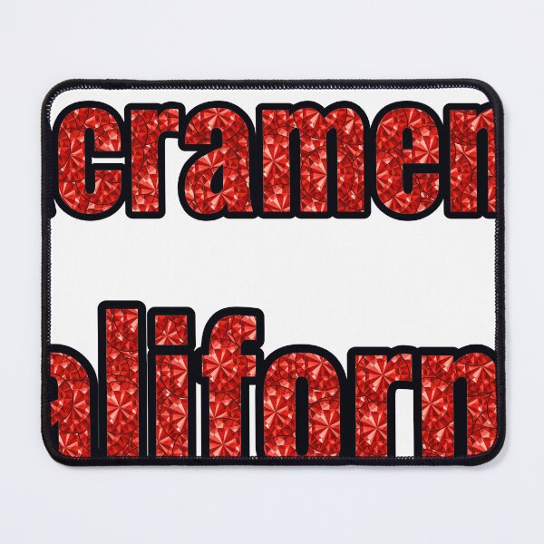 Item preview, Sacramento California City Name With Red Rhinestone designed and sold by TheIconSmith.