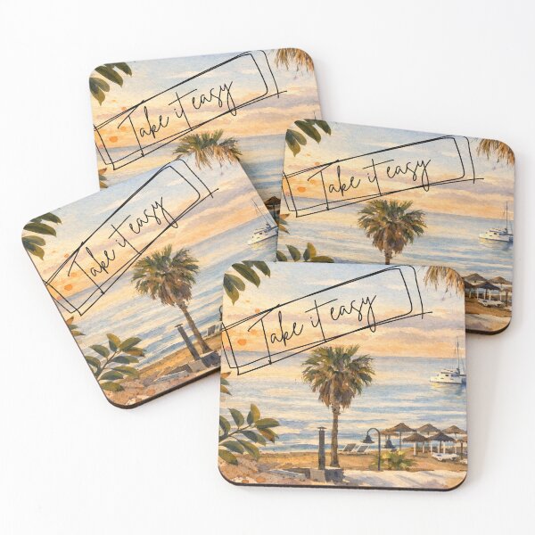 Item preview, Golden Palm Beach - Take it easy designed and sold by Gina_BreWe.