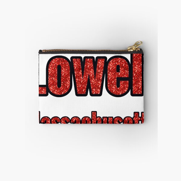 Item preview, Lowell Massachusetts City Name With Red Rhinestone designed and sold by TheIconSmith.