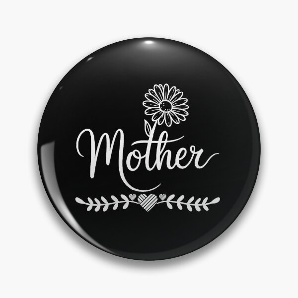 Artikelvorschau, Minimalistisches Design mit floralem Schriftzug „Mutter“ entworfen und verkauft von zamiokaline.