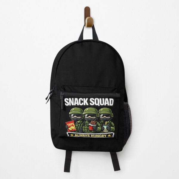 Item preview, SNACK SQUAD – ALWAYS HUNGRY – Funny Sticker & T-Shirt Design designed and sold by Timeless Junction.