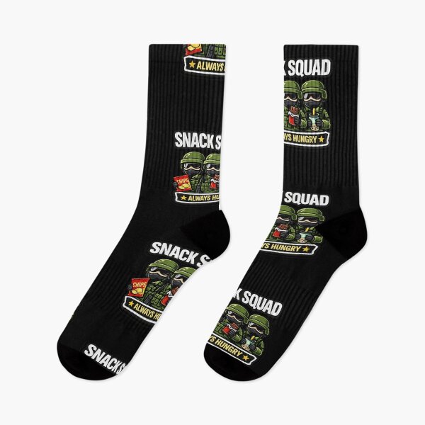 Item preview, SNACK SQUAD – ALWAYS HUNGRY – Funny Sticker & T-Shirt Design designed and sold by Timeless Junction.