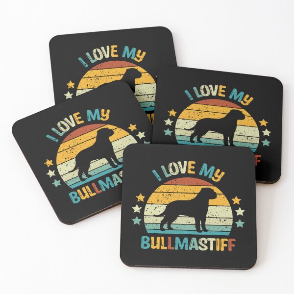 Item preview, I Love My Bullmastiff Dog Owner Bullmastiff Lover designed and sold by StickChic.