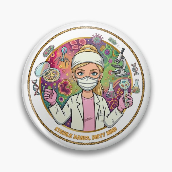 Item preview, Sterile hands, dirty mind (microbiologist) designed and sold by Nurse Eve.