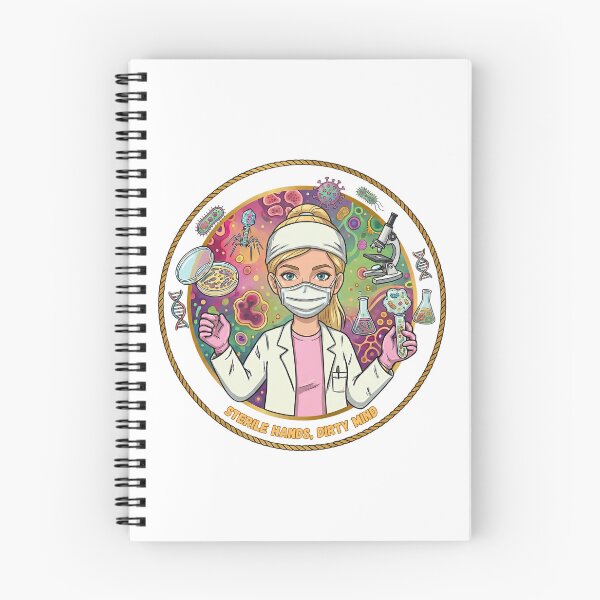 Item preview, Sterile hands, dirty mind (microbiologist) designed and sold by Nurse Eve.