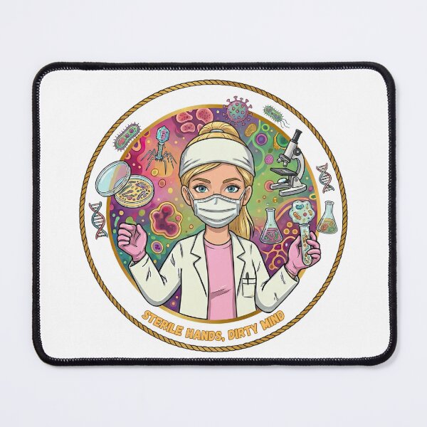 Item preview, Sterile hands, dirty mind (microbiologist) designed and sold by Nurse Eve.