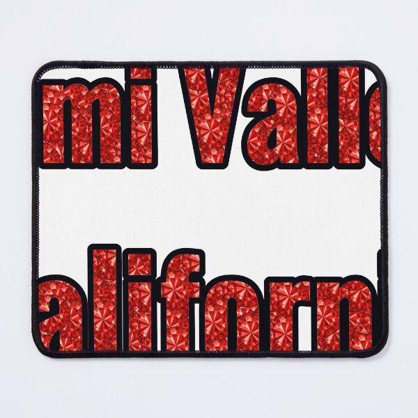 Item preview, Simi Valley California City Name With Red Rhinestone designed and sold by TheIconSmith.