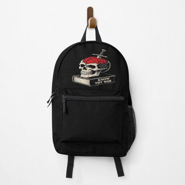 Item preview, Know Thy War Skull Illustration – Dark Philosophical Art for Posters, Apparel & Concept Designs designed and sold by Bright Nest Studio.