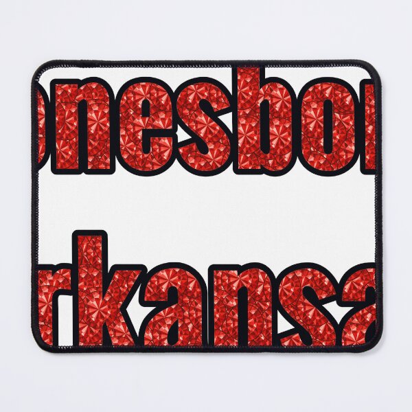 Item preview, Jonesboro Arkansas City Name With Red Rhinestone designed and sold by TheIconSmith.