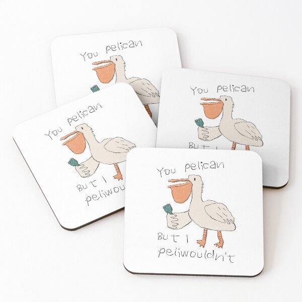 Item preview, Chaotic Creatures: Threatening Pelican With Broken Bottle Illustration designed and sold by PenandPixel-ZA.