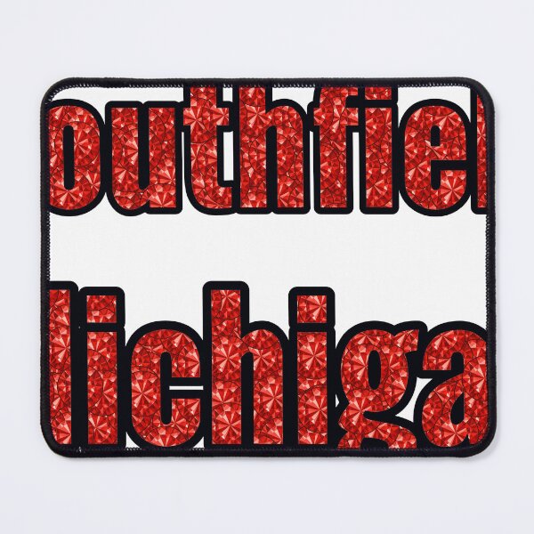 Item preview, Southfield Michigan City Name With Red Rhinestone designed and sold by TheIconSmith.