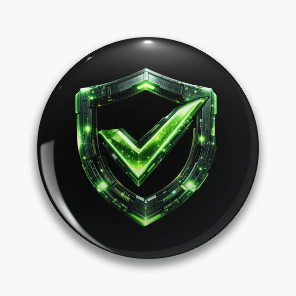 Item preview, Green Checks Shield designed and sold by Talented Bum.