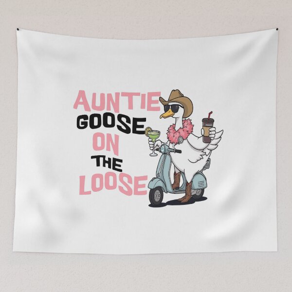 Item preview, Copy of Funny Auntie goose on the lose_ Goose with scooter designed and sold by CeliaZnx.