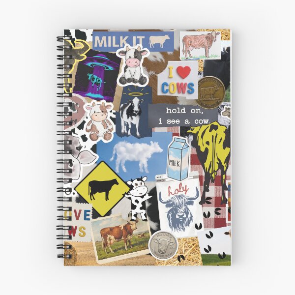 Item preview, Weird Cow Lovers Collage Scrapbook Chaos designed and sold by GlueGunEnergy.