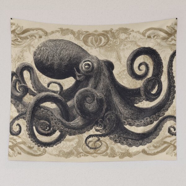 Item preview, Swirling octopus tentacles art designed and sold by anytka.