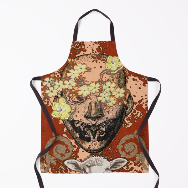 Item preview, Silence of the Lambs Inspired Surrealistic Collage designed and sold by mooncakekaro.