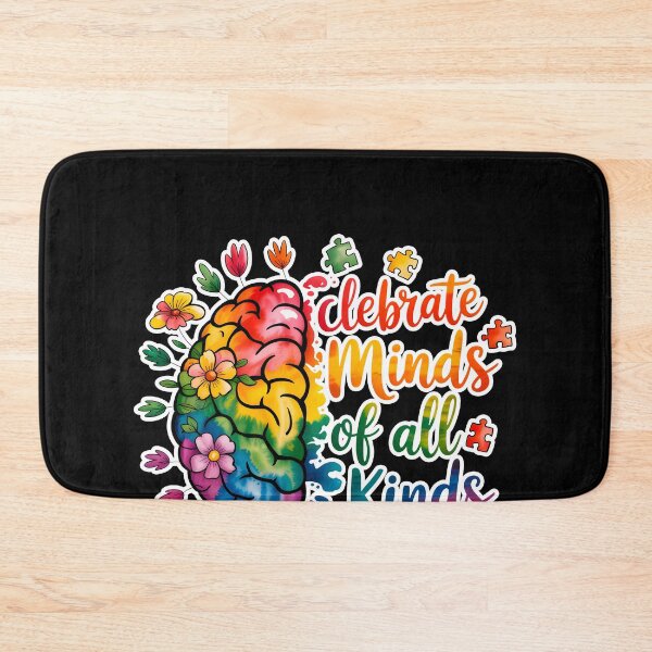 Item preview, Celebrate Minds of All Kinds Neurodiversity Autism Awareness designed and sold by smartrocket.