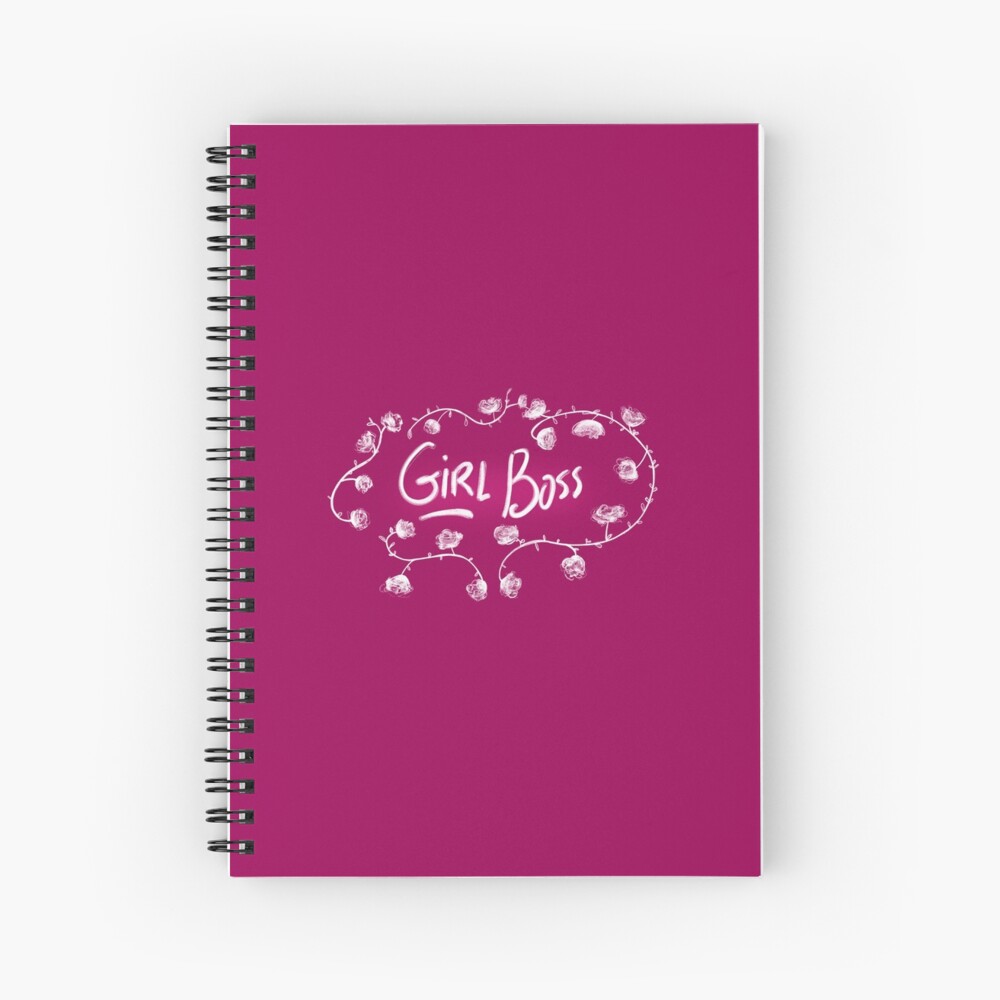 Cahier à spirale « Girl Boss creative & inspired »