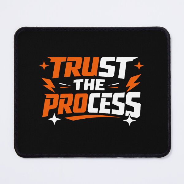 Item preview, Trust the Process Motivational Graphic – Bold Modern Typography for Mindset, Fitness & Business designed and sold by Bright Nest Studio.