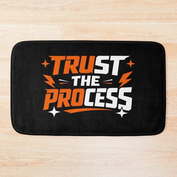 Item preview, Trust the Process Motivational Graphic – Bold Modern Typography for Mindset, Fitness & Business designed and sold by Bright Nest Studio.