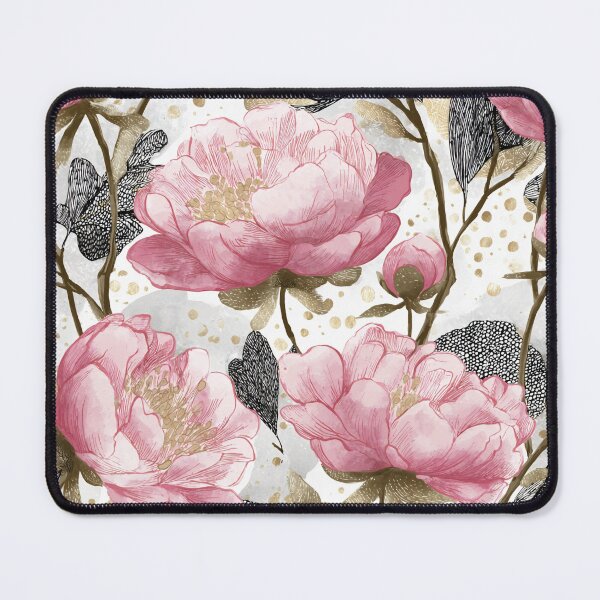 Item preview, Seamless Pink Floral Pattern With Elegant Botanical Design designed and sold by EL-Lebedenko.