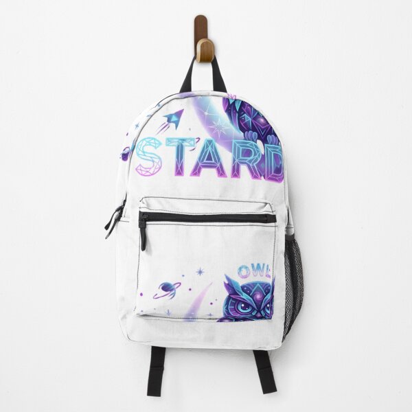 Item preview, Cosmic Owl Stardust Neon Galaxy Aesthetic Design designed and sold by MCV-Designs.
