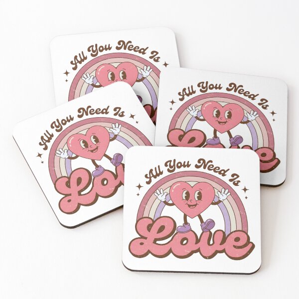 Item preview, Retro Groovy All You Need Is Love designed and sold by DizzyShirts1.
