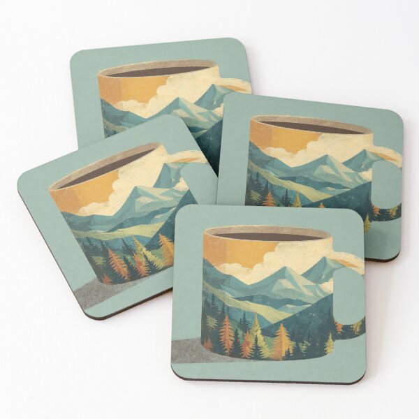 Item preview, Mountain scene coffee mug designed and sold by anytka.