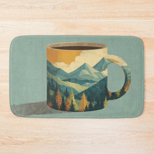 Item preview, Mountain scene coffee mug designed and sold by anytka.