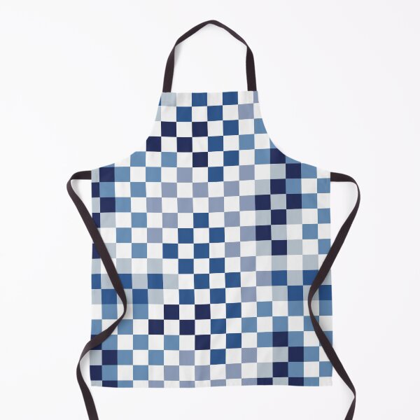 Item preview, Blue Checkerboard Grid Check Pattern designed and sold by winterpumpkin.