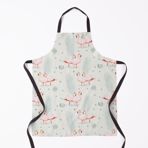 Item preview, Cloud Dancer Beach Flamingos designed and sold by clavearts.