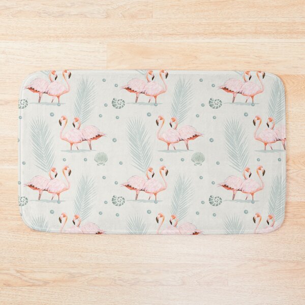 Item preview, Cloud Dancer Beach Flamingos designed and sold by clavearts.
