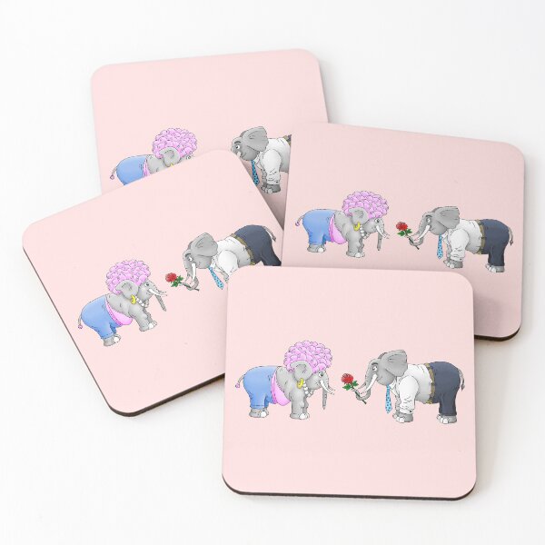 Item preview, Cute Romantic Elephant Couple designed and sold by Restarter.