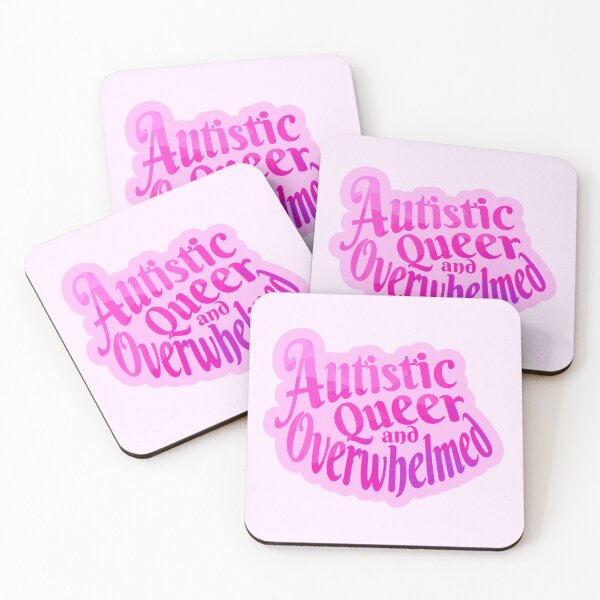 Item preview, Autistic Queer and Overwhelmed designed and sold by GeoGoose.