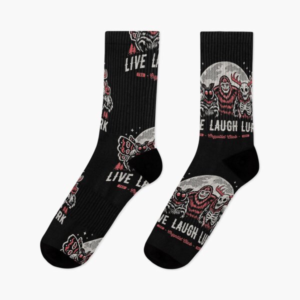 Item preview, Live Laugh Lurk - Dark Humor - Creepy Cute - Vintage Distressed designed and sold by Nemons.