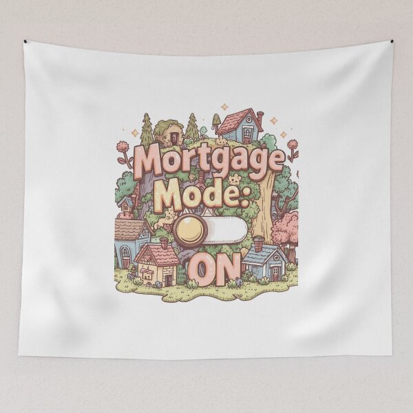 Item preview, Mortgage & Finance Humor Theme Design designed and sold by StylePrynt.