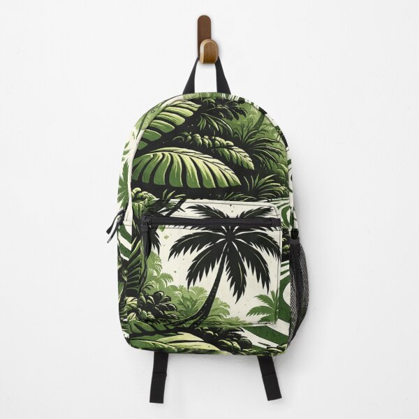 Item preview, Abstract Jungle Landscape in Green and Black designed and sold by DrizzyV.