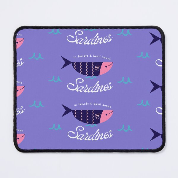 Item preview, Sardines in Tomato & Basil Sauce – Retro Fish Can Label designed and sold by Gelyane.