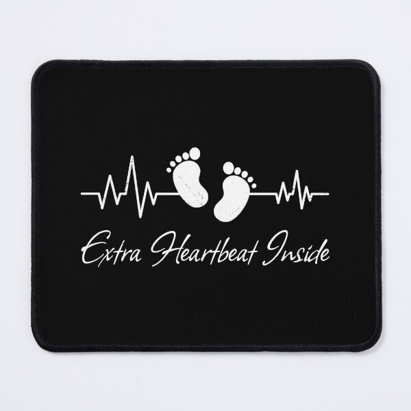 Item preview, Extra Heartbeat Inside Pregnancy Baby Design designed and sold by zamiokaline.