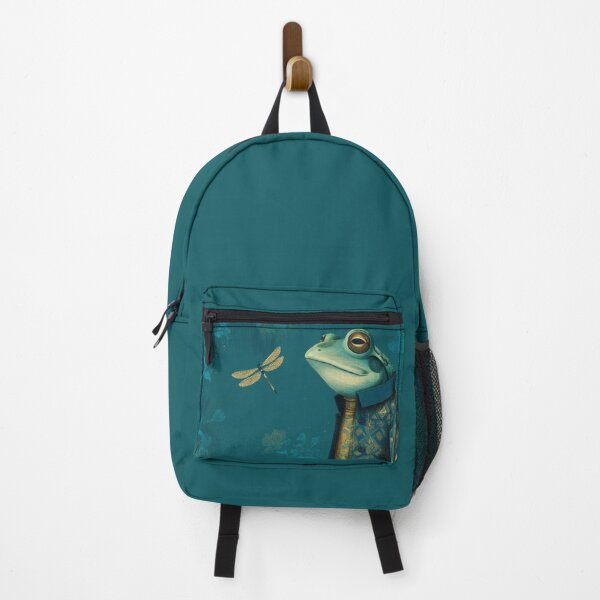 Item preview, Frog in coat, dragonfly near designed and sold by anytka.