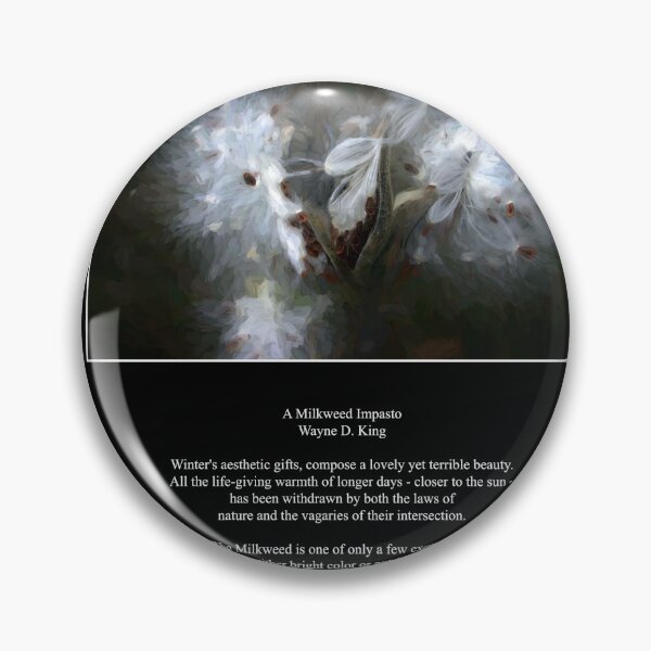 Item preview, Milkweed Impasto Poem designed and sold by Wayne King.