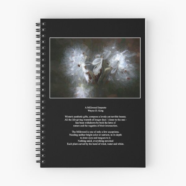 Item preview, Milkweed Impasto Poem designed and sold by Wayne King.