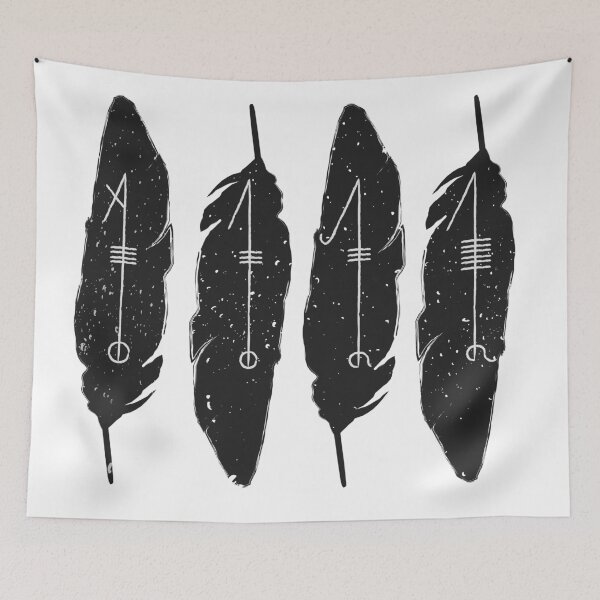 Item preview, Svefnthorn rune feather design designed and sold by ValhallaDesigns.