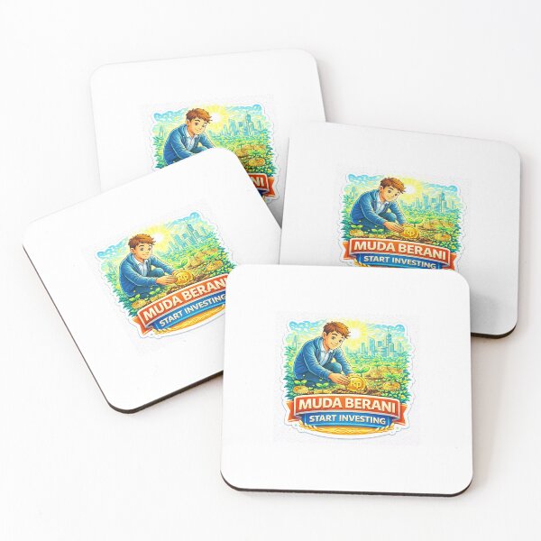 Item preview, Muda Berani Start Investing – Young Investor Money Growth Sticker | Financial Freedom & Wealth Mindset designed and sold by Wander Pop Studio.