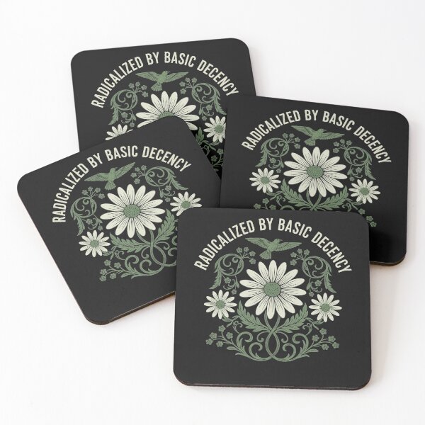 Item preview, Vintage Style Radicalized By Basic Decency designed and sold by AilinsDesigns.