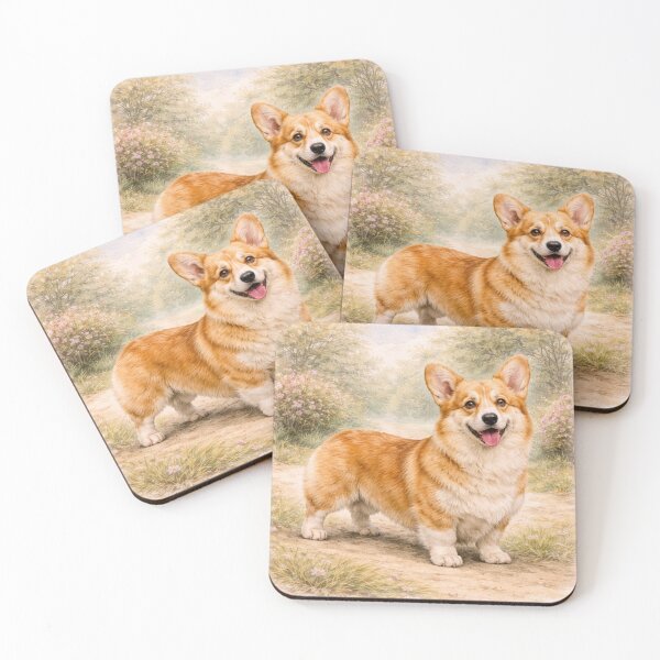 Item preview, Vintage Corgi  designed and sold by Blackberry Hill Design Co..
