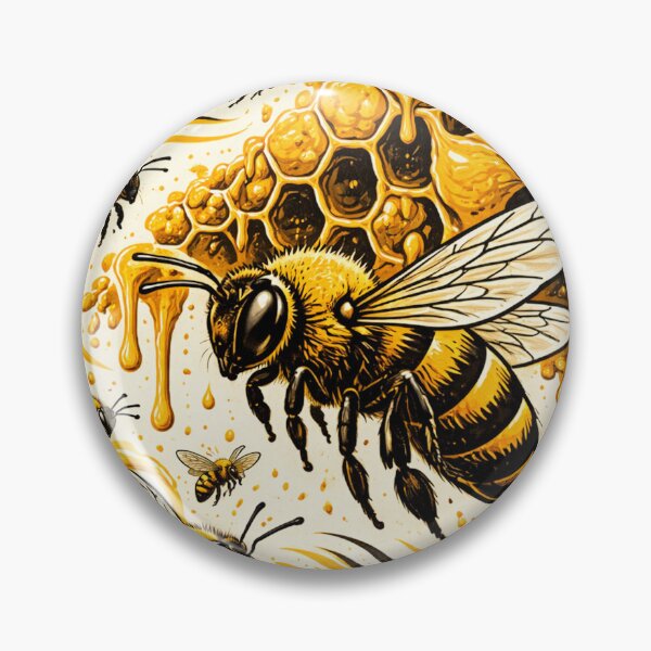 Item preview, Abstract Bee Design in Yellow and Black designed and sold by DrizzyV.